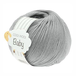 Cool Wool Baby, 50g | Lana Grossa – gris plateado, 