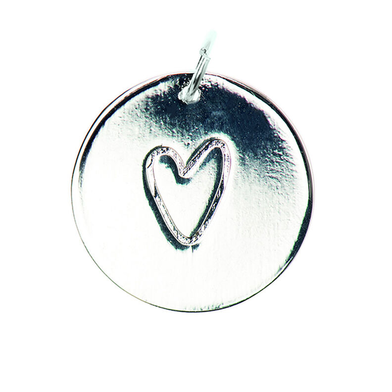 Deslizador Heart [Ø17 mm] | Rico Design – plateado metálica,  image number 1