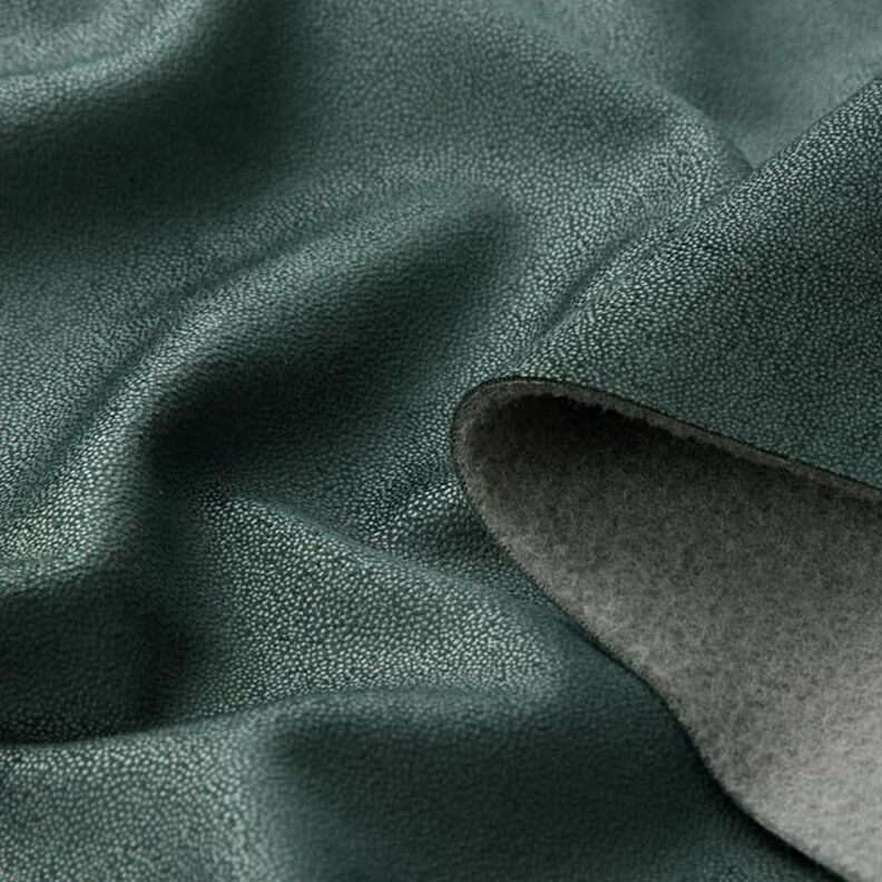Tela de tapicería Aspecto de piel de ultramicrofibra – verde oscuro,  image number 3