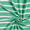 Tela de jersey de viscosa rayas horizontales – verde esmeralda/blanco,  thumbnail number 3