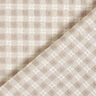Tela de algodón con estructura a cuadros – blanco/anacardo,  thumbnail number 5