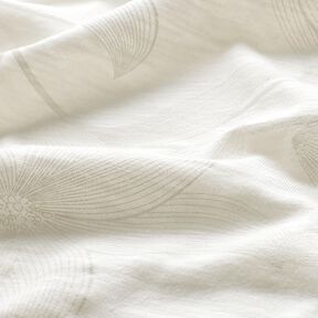 Tela de jersey de algodón Tulipanes – blanco lana, 