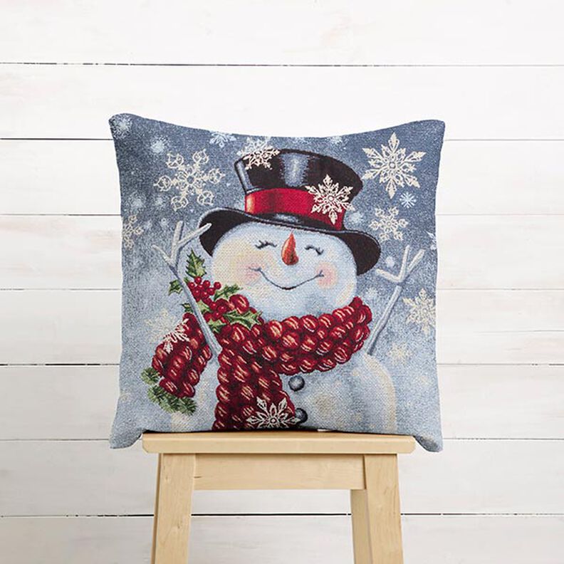 Panel Tapiz Muñeco de nieve Lúrex – blanco,  image number 5