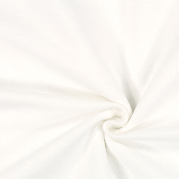 Tela de algodón Molton – blanco – Muestra,  image number 1