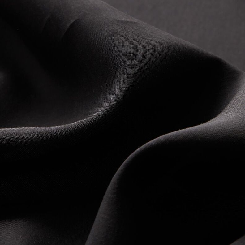 Tejido de blusa mezcla lyocell – negro,  image number 2