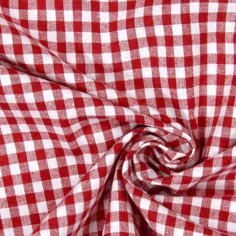 Tela de algodón Cuadros vichy 0,5 cm – rojo/blanco,  image number 2