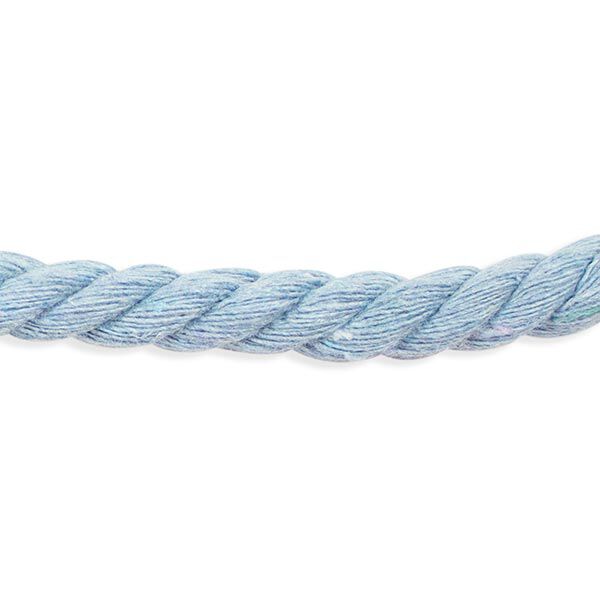 Cordel de algodón [ Ø 8 mm ] – azul claro,  image number 1