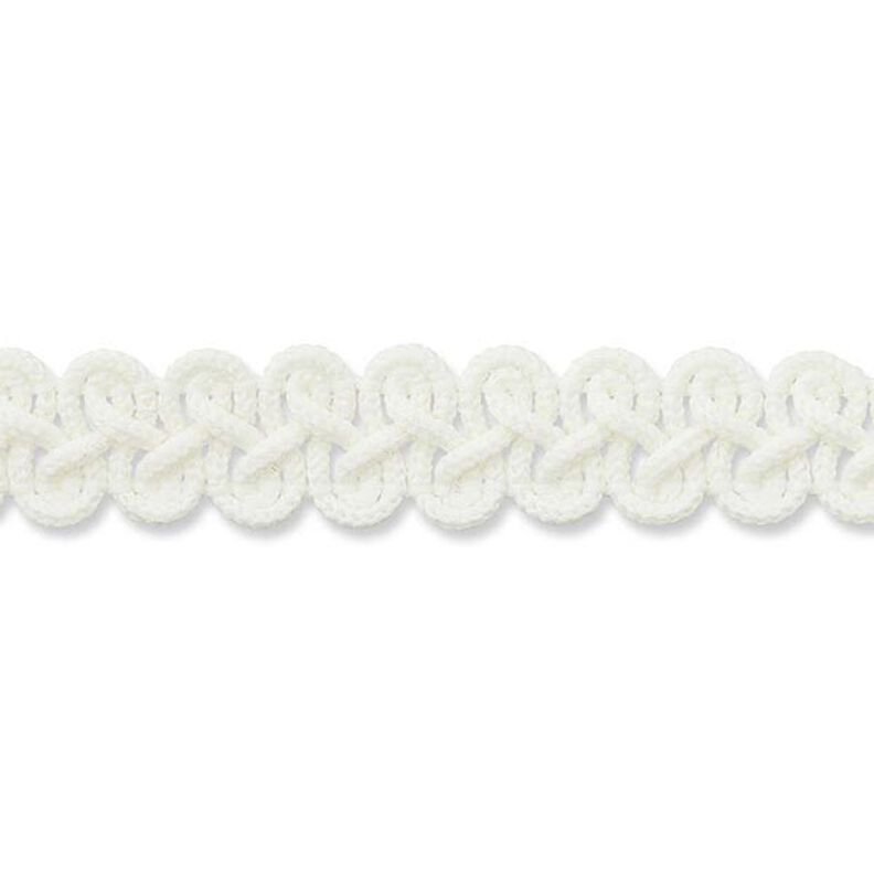 Ribete de pasamanería [ 12 mm ] – blanco lana,  image number 1