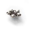 Ojal de metal con diamantes de imitación [  Ø16 mm ] – plateado metálica,  thumbnail number 2