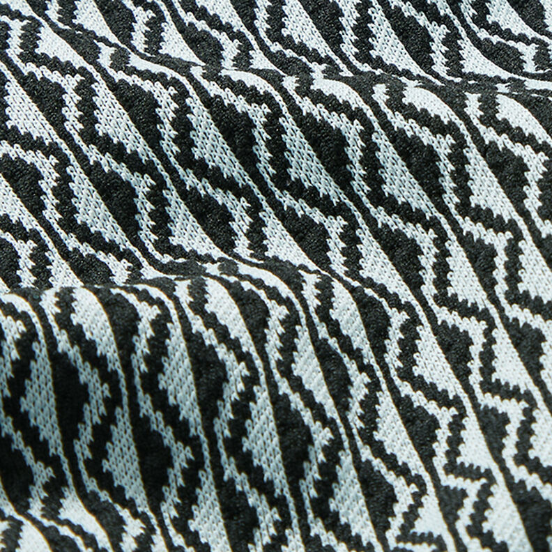 Jersey romanit zigzag – azul claro/negro,  image number 2