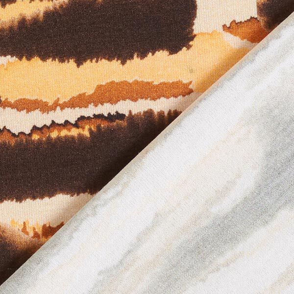 Jersey de viscosa con estampado tie dye – anémona/marrón,  image number 4