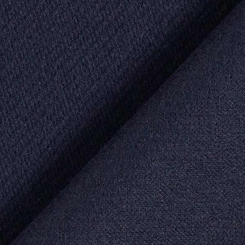 Tela para abrigos mezcla de lana lisa – azul noche,  image number 3