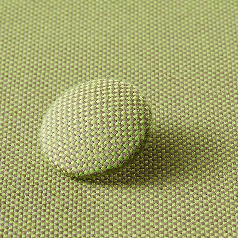 Botón forrado - Tela decorativa para exteriores Agora Panama - verde manzana,  image number 2