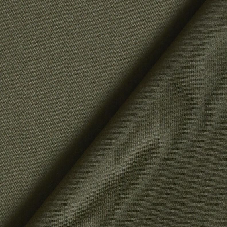 Satén de algodón Uni – oliva oscuro,  image number 4