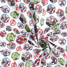 Cretona Telas con licencia Azulejos con diseños de los Vengadores | Marvel – blanco,  thumbnail number 3