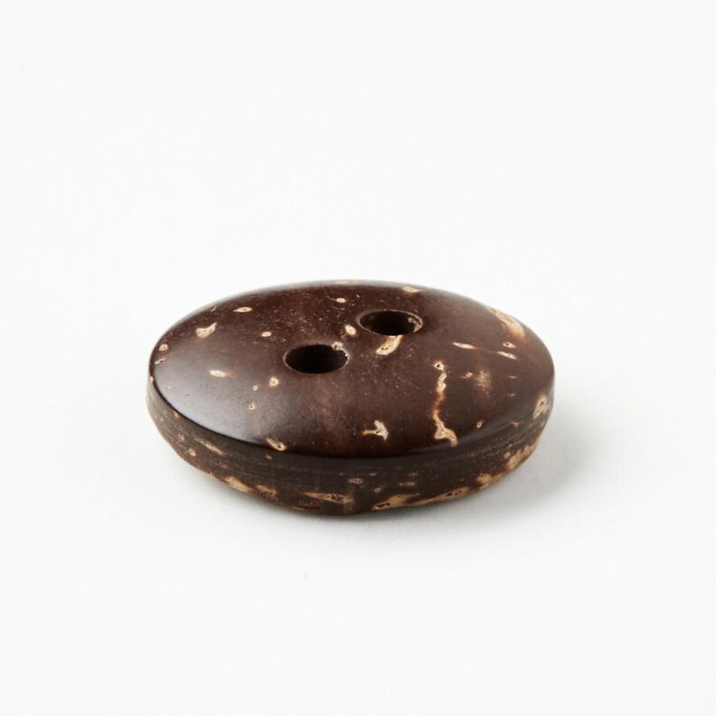 Botón de coco [Ø 13 mm] – beige/marrón oscuro,  image number 3