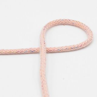 Cordel de algodón Lúrex [Ø 5 mm] – rosa viejo claro, 