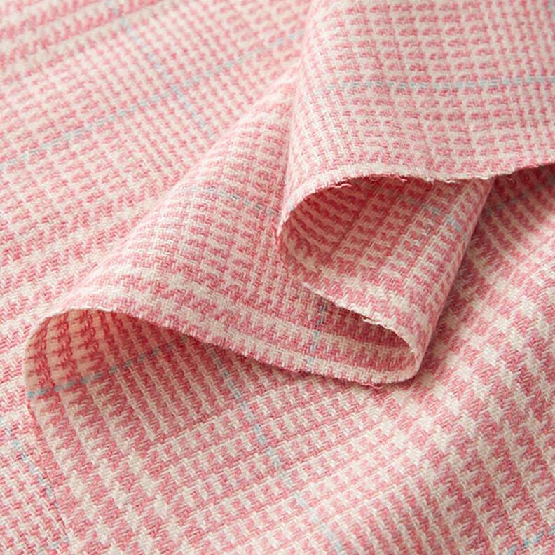 Tela de lana Príncipe de Gales – rosa,  image number 3