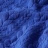 Tela de jersey jacquard Cloqué Punto trenzado – azul real,  thumbnail number 2