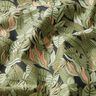 Tela de algodón Cretona hojas tropicales – negro/verde,  thumbnail number 2