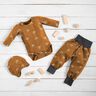 Tela de jersey de algodón Elefantes bebé – bronce,  thumbnail number 6