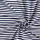 Tela de jersey de algodón Rayas delgadas – azul marino/blanco,  thumbnail number 4