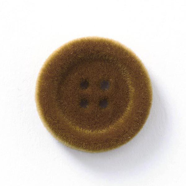 Botón de terciopelo 4 agujeros – marrón,  image number 1