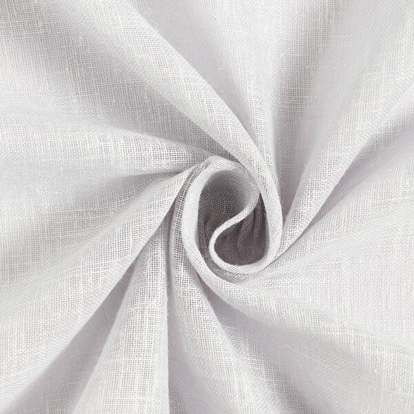 Tejido para cortinas Voile Apariencia de lino 300 cm – gris plateado,  image number 1