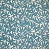 Tela decorativa Panama media Hojas lisas – azul océano/naturaleza,  thumbnail number 1