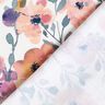 GOTS Tela de jersey de algodón Prado de flores de acuarela Impresión digital – marfil,  thumbnail number 4