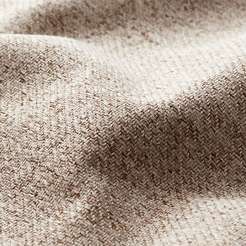 Tela de tapicería Aspecto de sarga – beige,  image number 2