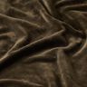 Terciopelo Stretch Tela de niqui – marrón oscuro,  thumbnail number 2
