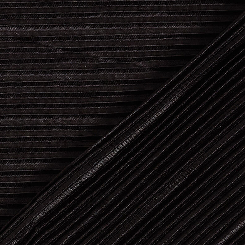 Tela de jersey Plisado – negro,  image number 4