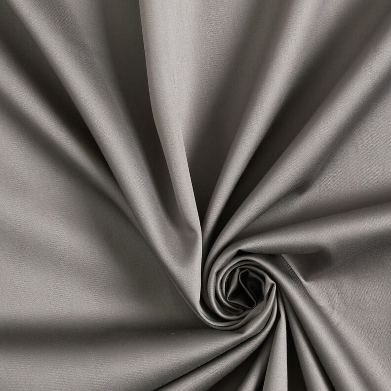 Satén de algodón Uni – gris pizarra,  image number 1