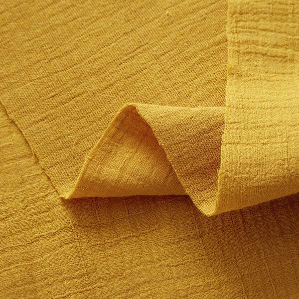 Bambú Muselina/doble arruga Estructura – amarillo curry,  image number 3