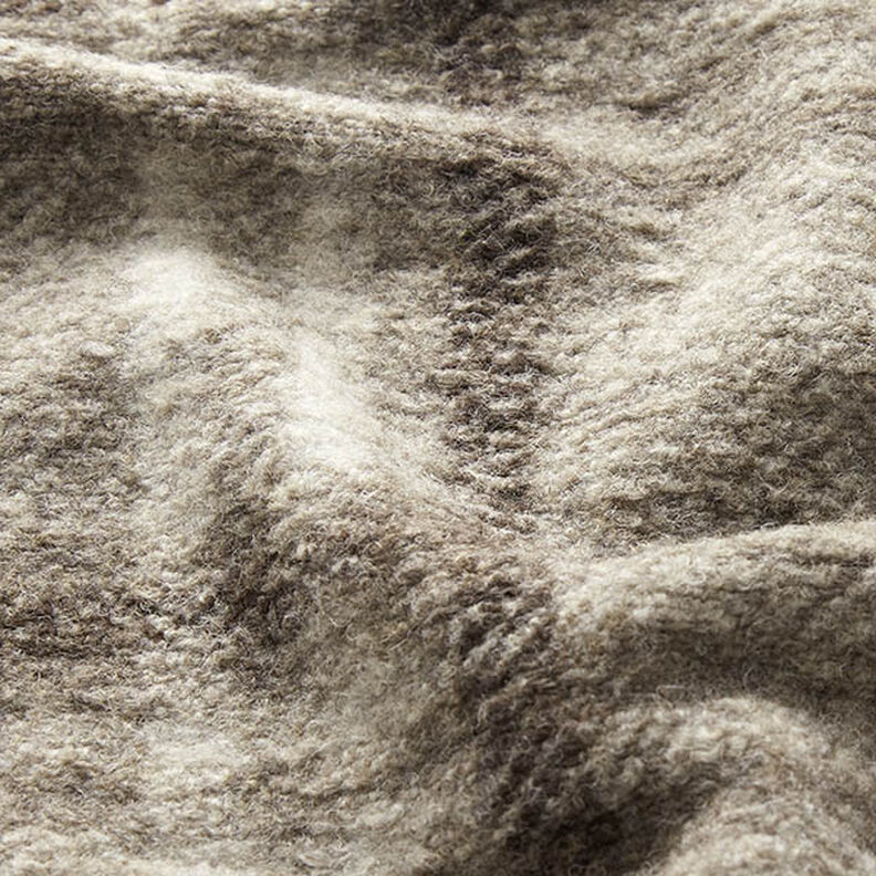 Tela de abrigo mezcla de lana a cuadros – gris pardo,  image number 2