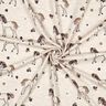 Tela de jersey de algodón Caballo de flores con purpurina | Poppy Fabrics – naturaleza/dorado,  thumbnail number 3