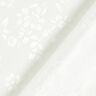 Tela de raso con forro de flores – blanco,  thumbnail number 4