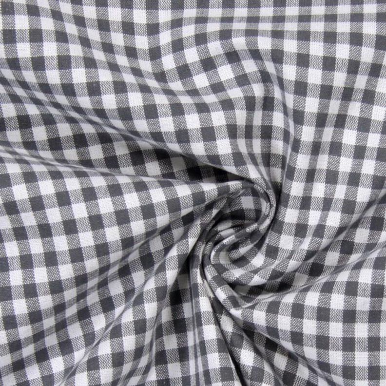Tela de algodón Vichy - 0,5 cm – gris,  image number 2