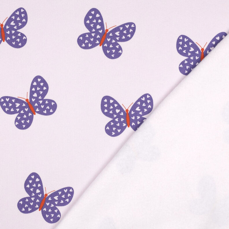 Sudadera Rugosa Mariposas grandes | Poppy Fabrics &ndash; lila pastel/azul lila,  image number 4