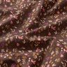 Tela de algodón Cretona Ramas pequeñas – marrón oscuro/uva,  thumbnail number 2