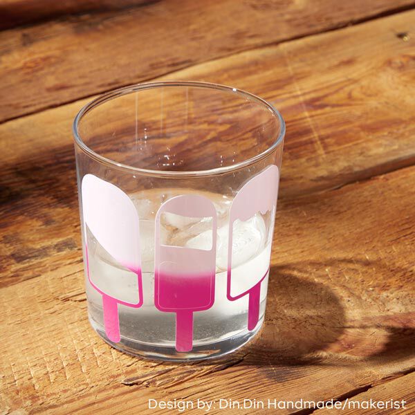 Lámina de vinilo Cambia de color al aplicar frío Din A4 – rosado/pink,  image number 3