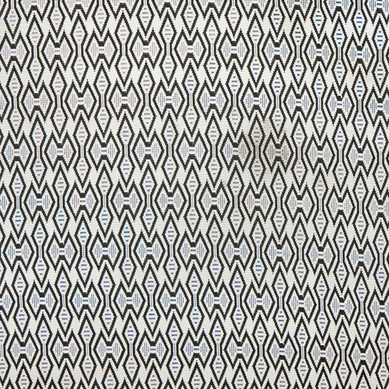 Tela de punto con rombos jacquard – gris brumoso/negro,  image number 1