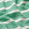 Tela de jersey de viscosa rayas horizontales – verde esmeralda/blanco,  thumbnail number 2