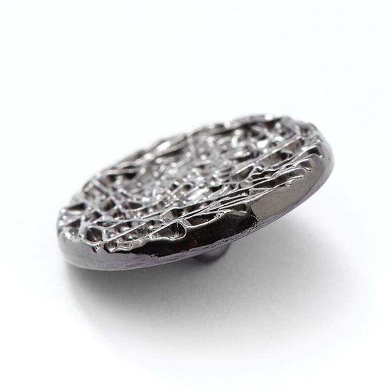 Botón metálico meteorito  – plata,  image number 2