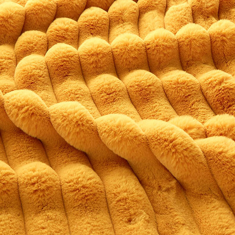 Tela de tapicería Nervadura suave – amarillo curry,  image number 3