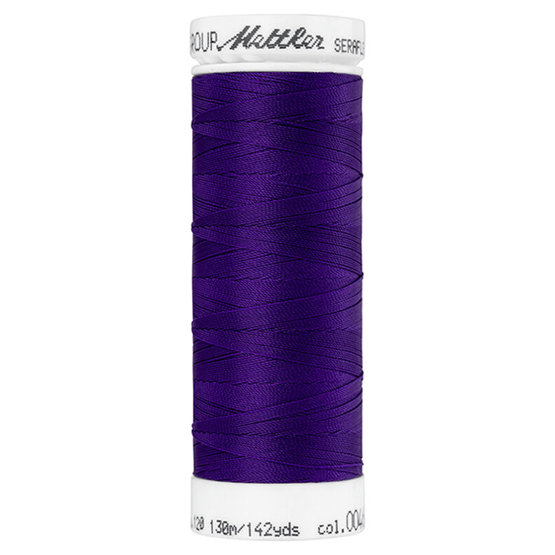 Hilo de coser Seraflex para costuras elásticas (0046) | 130 m | Mettler – berenjena,  image number 1