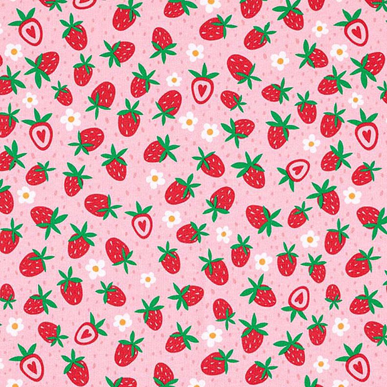 Paquete de telas de Jersey Fresas dulces | PETIT CITRON – rosa,  image number 4