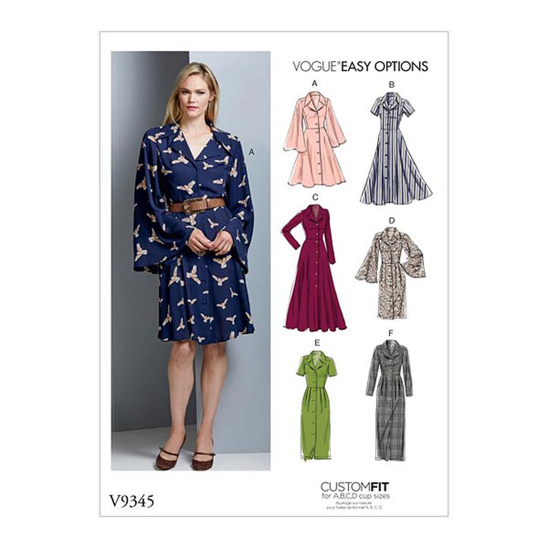 Vestido, Vogue 9345 | 32 - 40,  image number 1