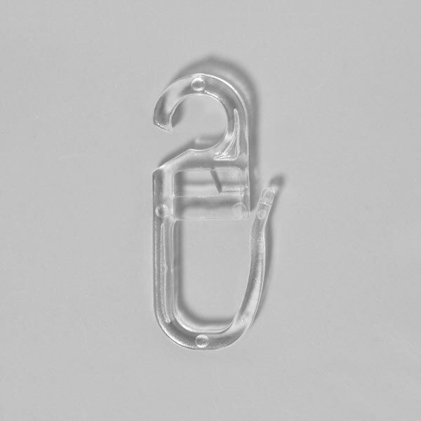 Ganchos tipo clip [6mm] 10 uds, transparente | Prym,  image number 2